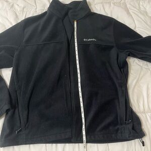 Columbia Black Full-Zip Fleece Jacket